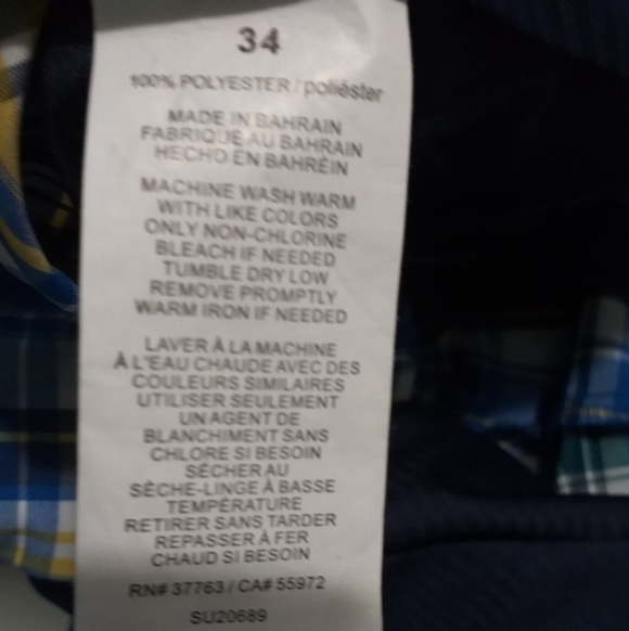 - Jack niklaus plaid mens  golf short casual performance in size 34 - Picture 7 of 11